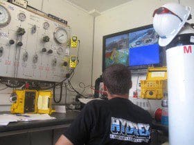 Hydrex Repairs Container Vessel Propeller Blades (Singapore)