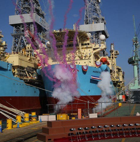 Maersk Venturer Drills for Total Off Malaysia