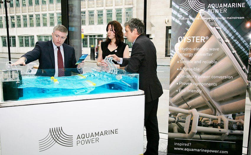 Aquamarine Power Reveals Oyster Testing Results