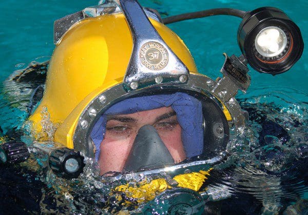 Relocating Underwater Sites with Acoustic Beacons