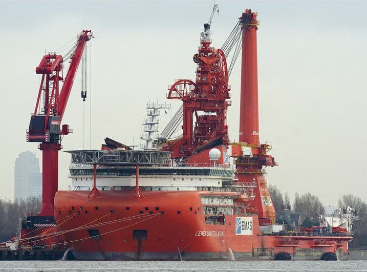 Lewek Constellation Sets Pipelay Record in GoM