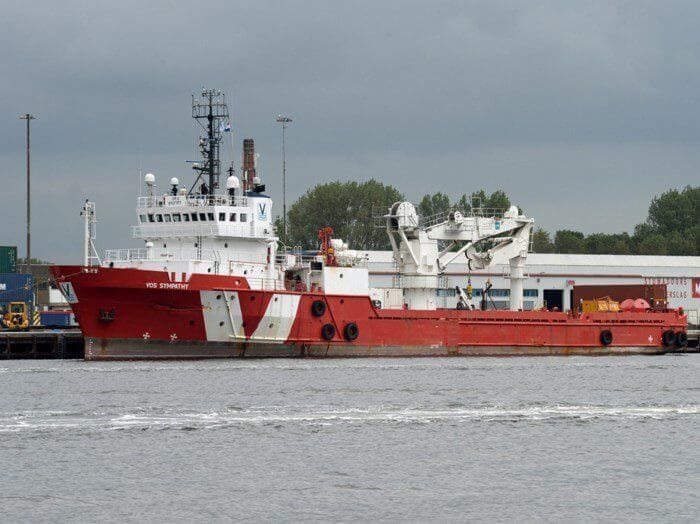 VOS Sympathy Supports Oil Recovery Ops of MV Flinterstar