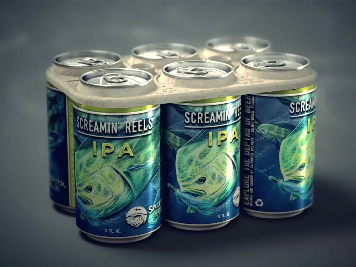 Making Beer Safe for the Ocean – Edible Beer 6-pack Rings